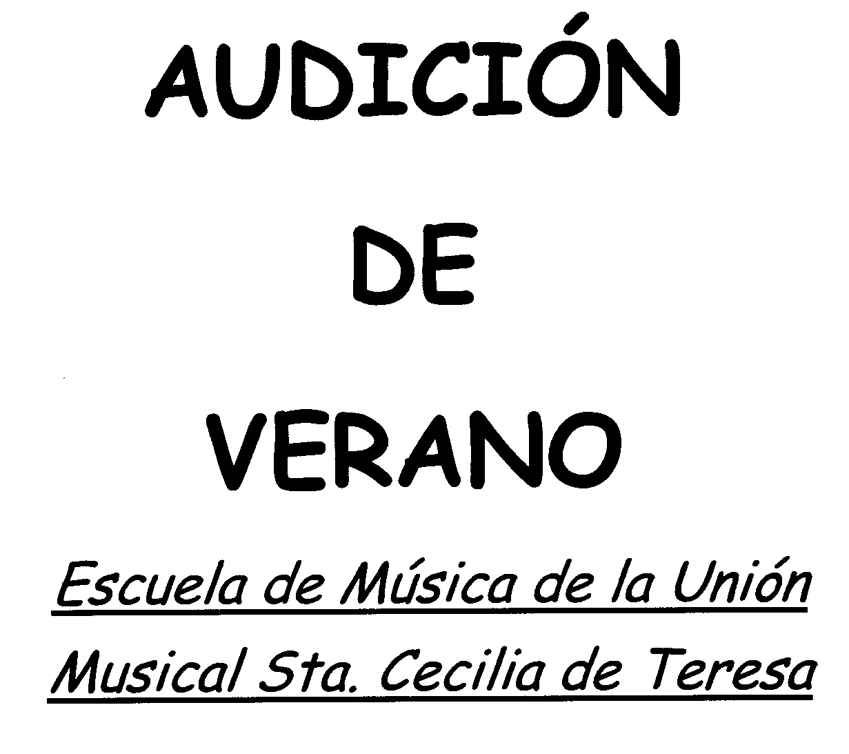 Audicion Escuela Teresa Verano 2015 (1)