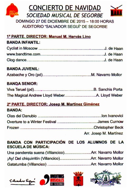 Concierto Navidad SMS